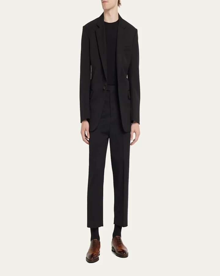 Men's De La Ville Soft Calf Leather Oxfords - Image 3