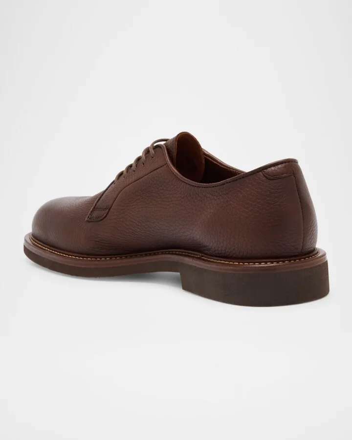 Men's Deerskin Derby Shoes - Image 3