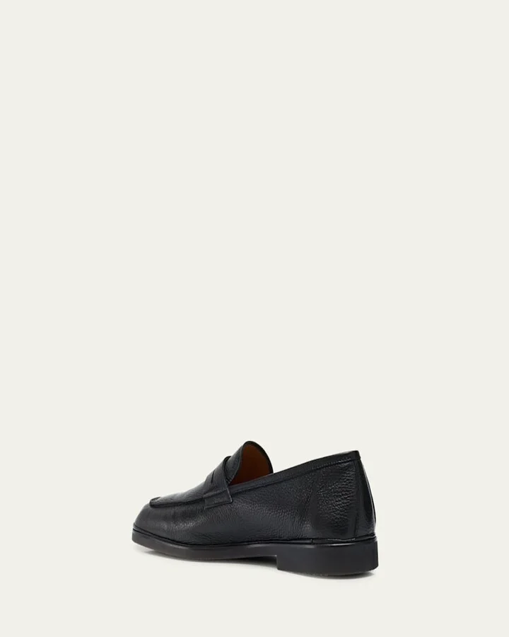 Men's Deerskin Flex-Sole Penny Loafers - Image 2