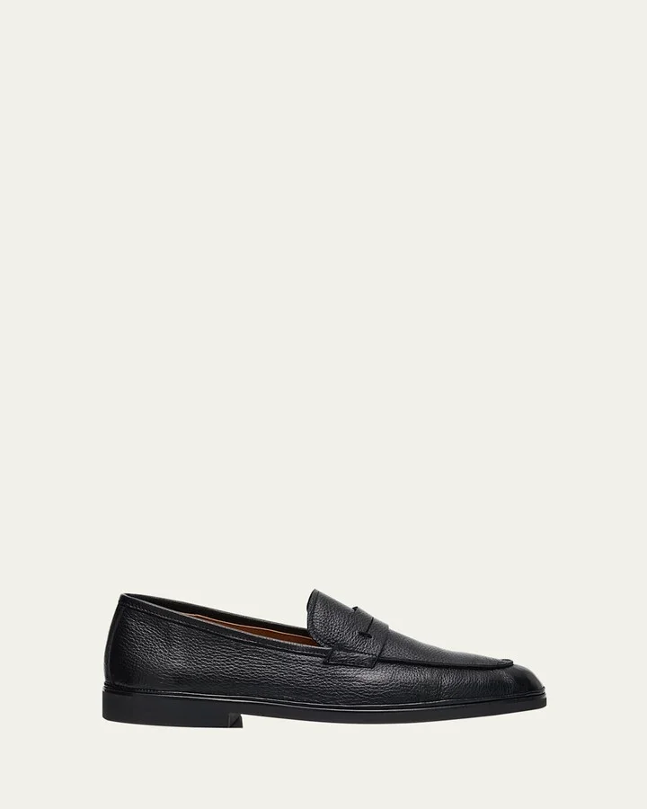 Men's Deerskin Flex-Sole Penny Loafers