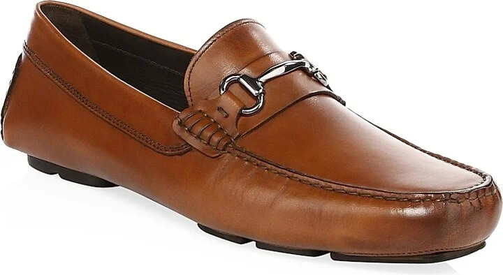 Men's Del Amo Leather Drivers - Black - Size 7 - Image 2