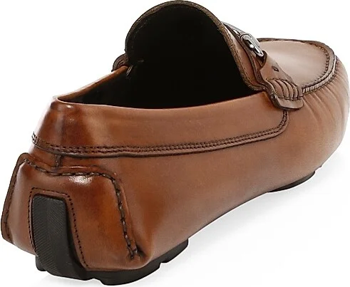 Men's Del Amo Leather Drivers - Black - Size 7 - Image 3
