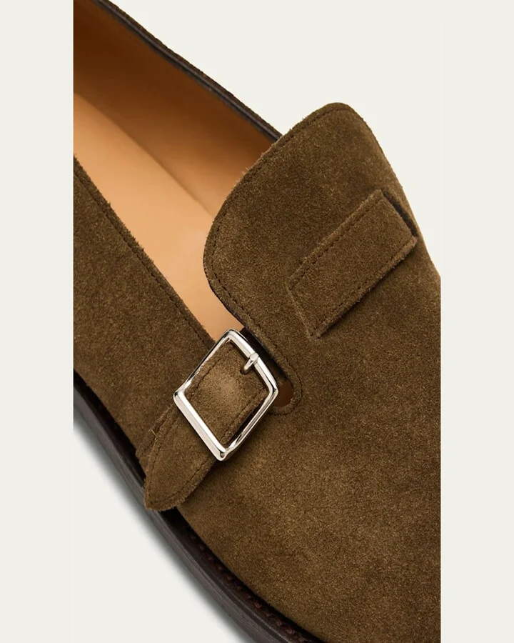 Men's Delano II Suede Buckle Loafers - Image 2