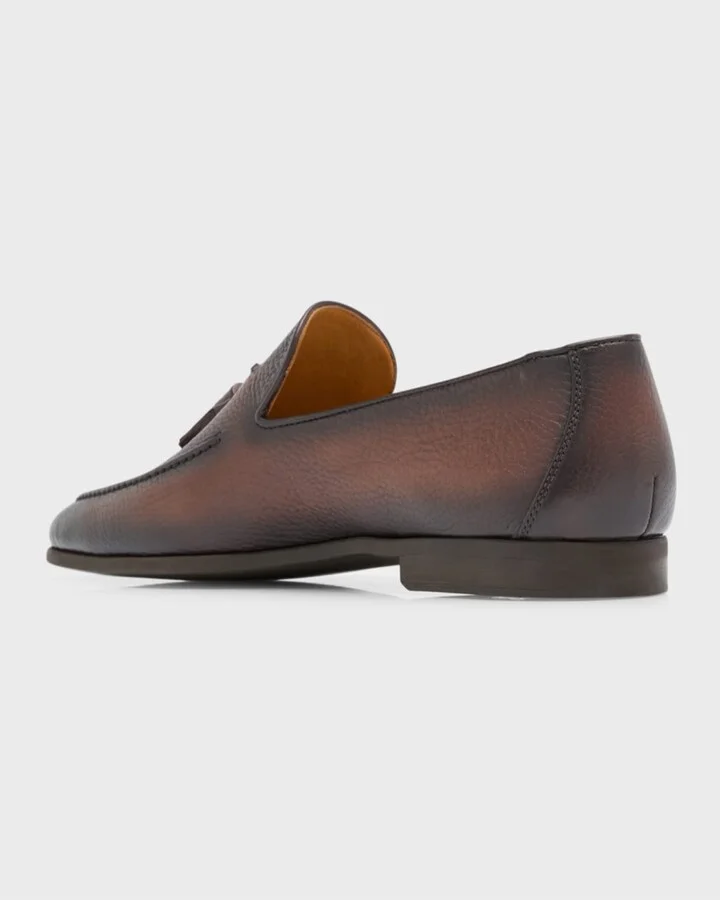 Men's Delray Tassel Burnish Suede Loafers - Image 3