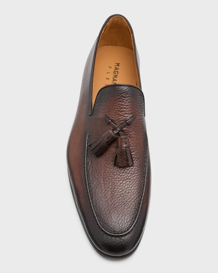 Men's Delray Tassel Burnish Suede Loafers - Image 5
