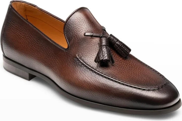 Men's Delray Tassel Burnish Suede Loafers - Image 7