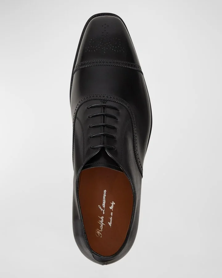 Men's Denver Cap-Toe Leather Oxfords - Image 2
