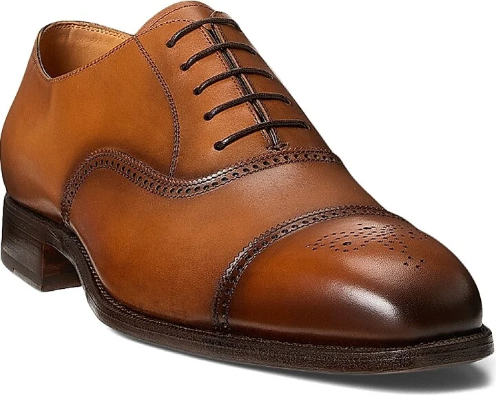 Men's Denver II Leather Dress Shoes - Tan - Size 10 - Image 2