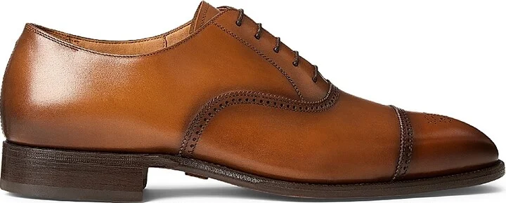 Men's Denver II Leather Dress Shoes - Tan - Size 10