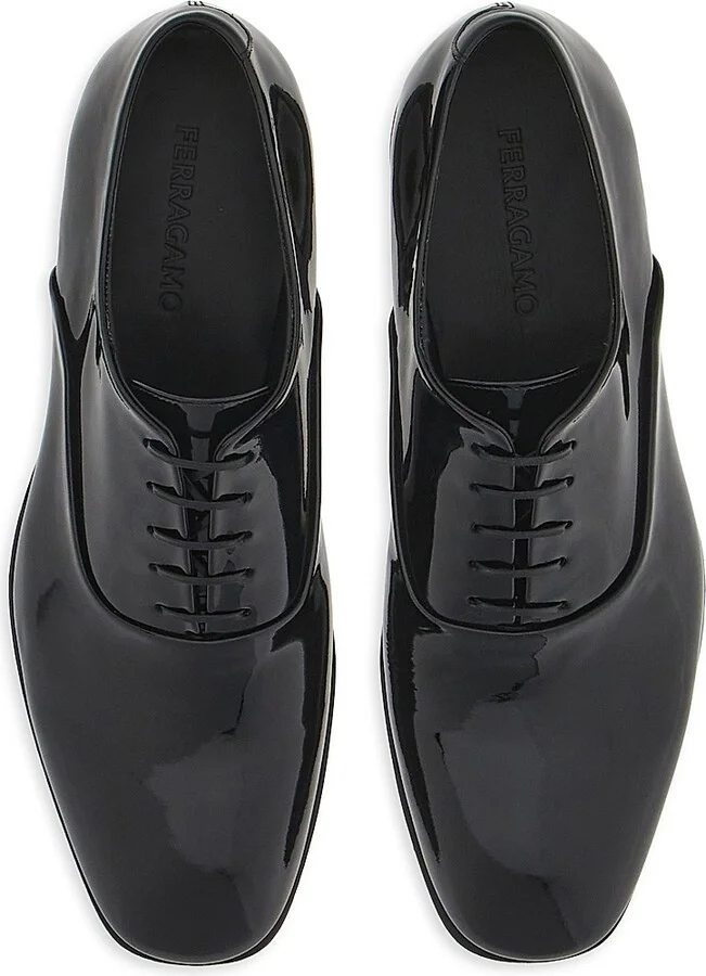 Men's Denzel Patent Leather Dress Shoes - Nero - Size 9 - Image 4