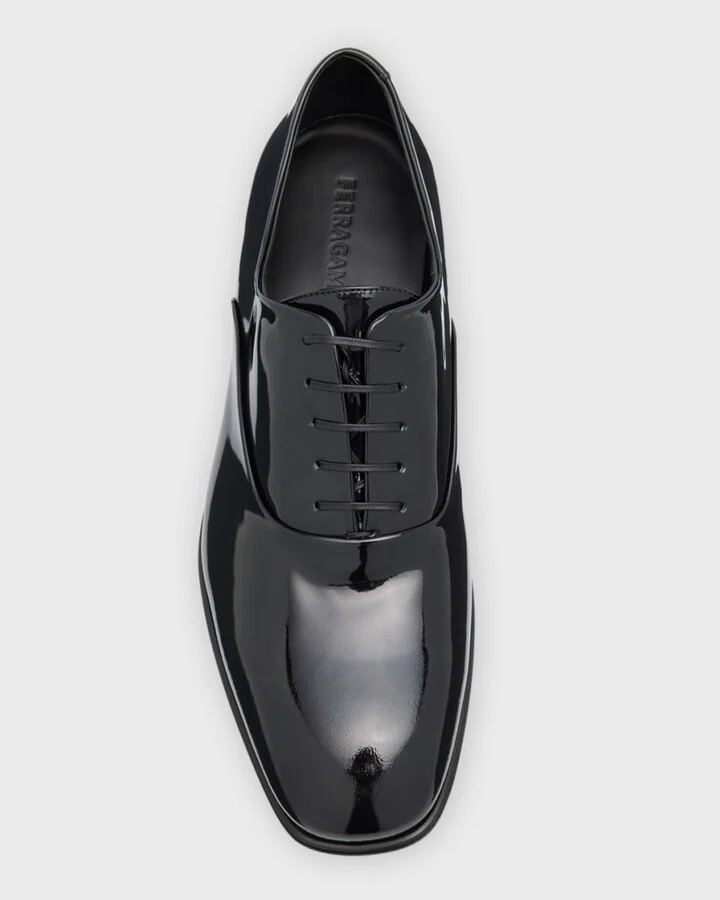 Men's Denzel Patent Leather Oxfords - Image 3