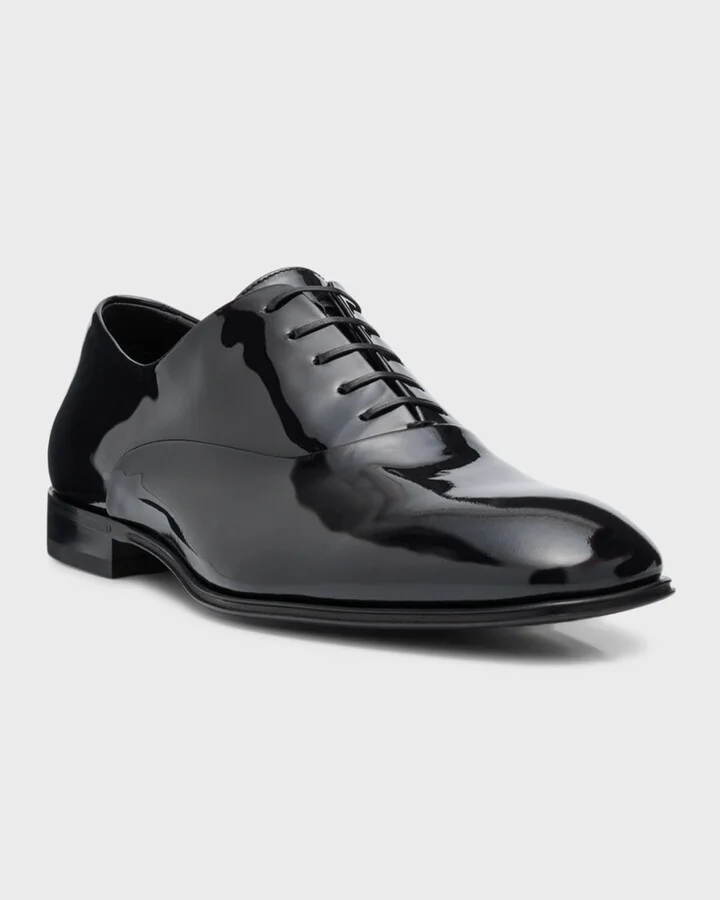 Men's Denzel Patent Leather Oxfords - Image 5
