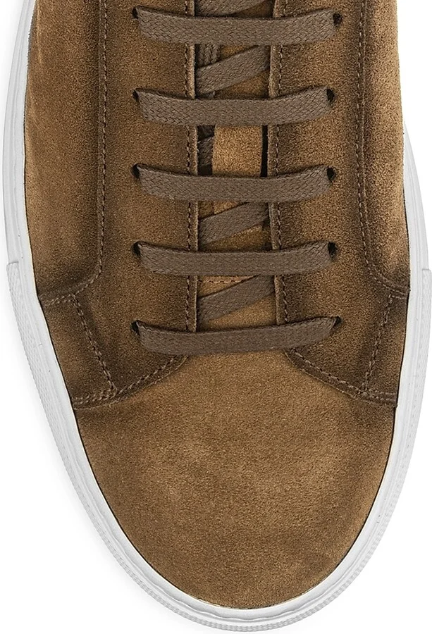 Men's Derrick Suede Low-Top Sneakers - Blue - Size 6 - Image 7