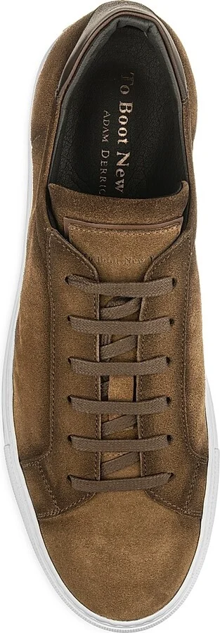 Men's Derrick Suede Low-Top Sneakers - Blue - Size 6 - Image 8