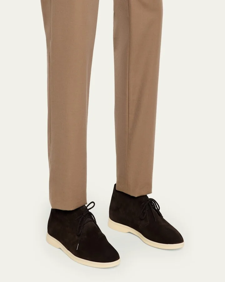 Men's Desert Walk Suede Derby Shoes - Image 4