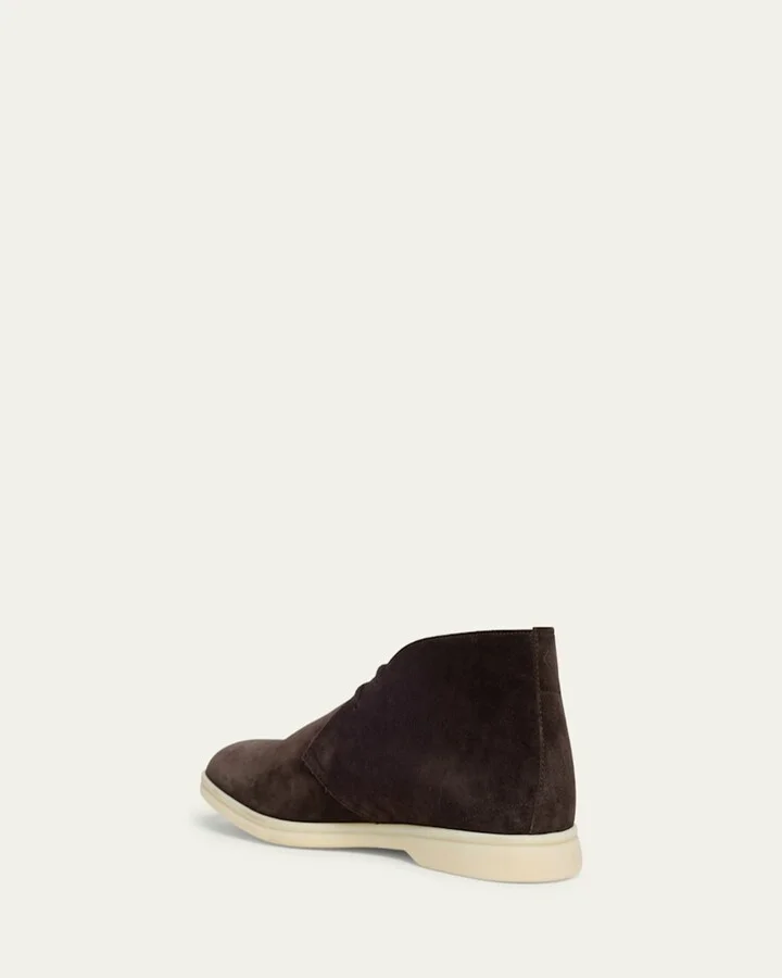 Men's Desert Walk Suede Derby Shoes - Image 5