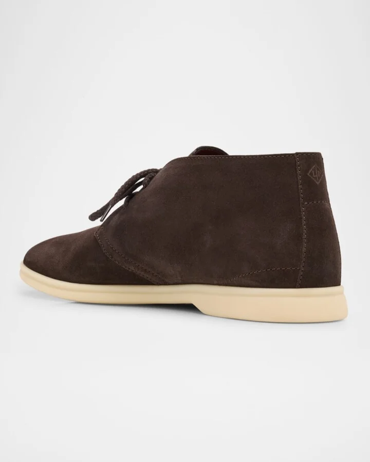 Men's Desert Walk Suede Derby Shoes - Image 4