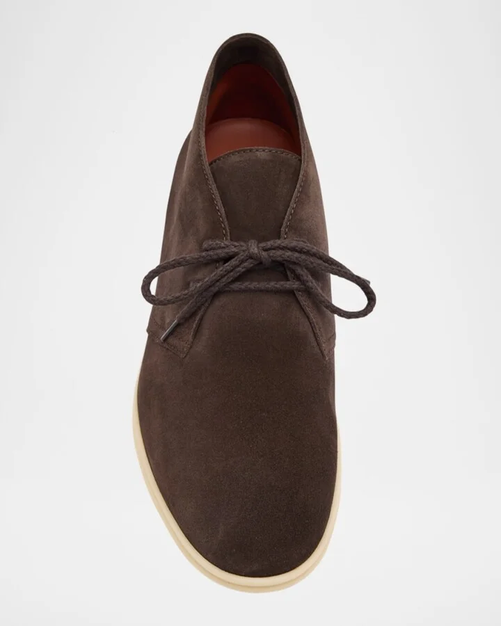 Men's Desert Walk Suede Derby Shoes - Image 7
