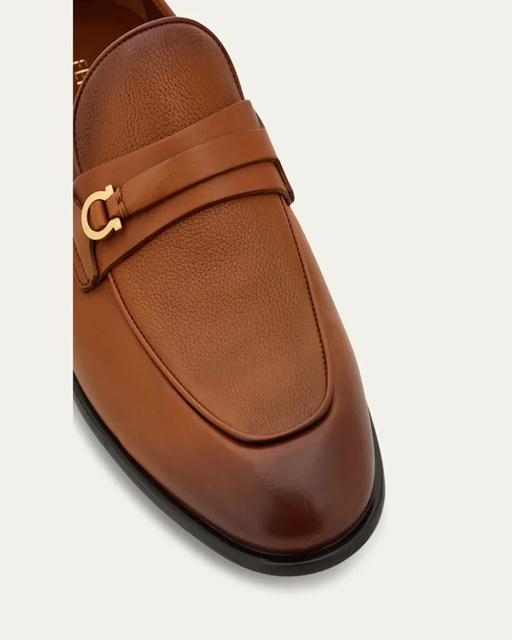 Men's Desio Calfskin Leather Gancio Loafer - Image 4