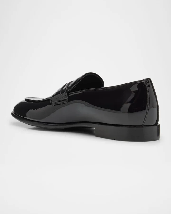 Men's Desio Patent Leather Penny Loafers - Image 2