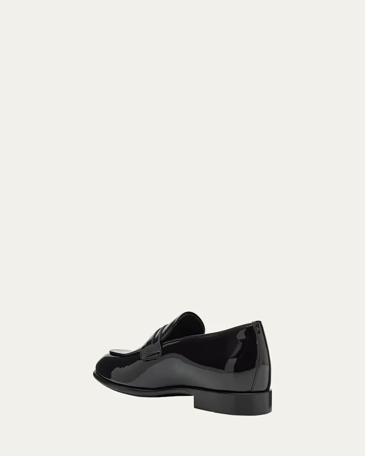 Men's Desio Patent Leather Penny Loafers - Image 2