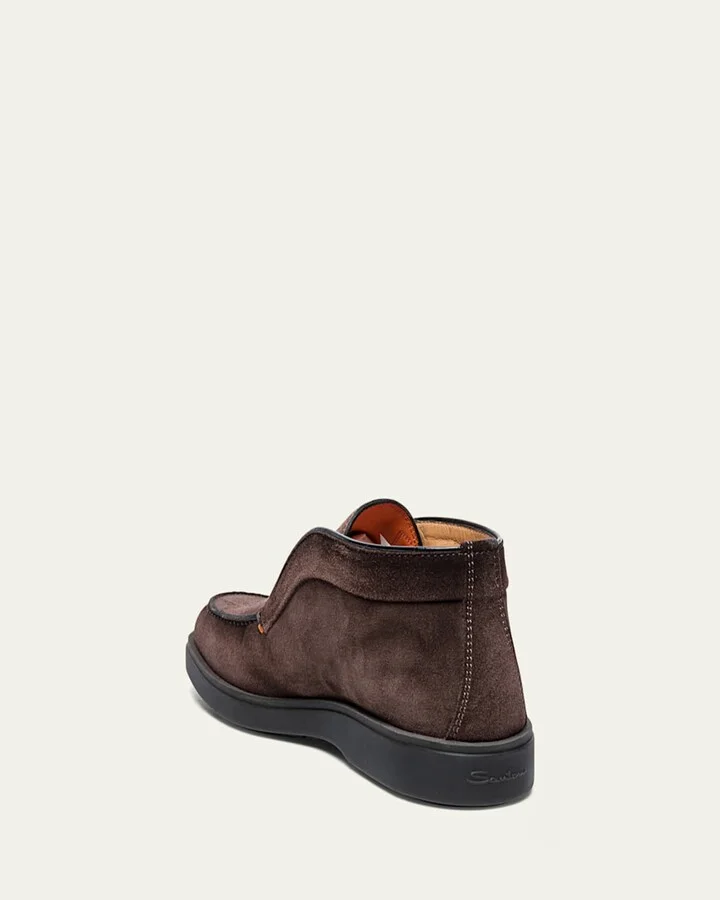 Men's Detroit Slip-On Suede Chukka Boots - Image 2