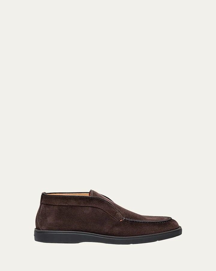 Men's Detroit Slip-On Suede Chukka Boots