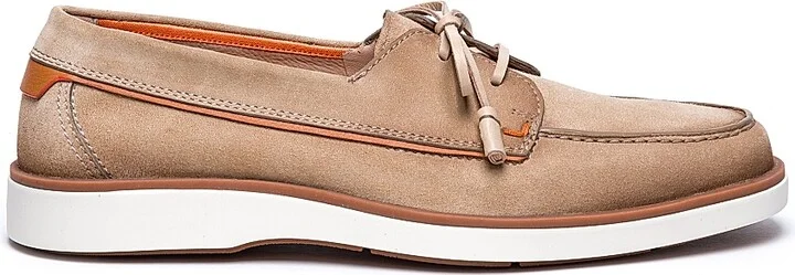 Men's Detroit Suede Boat Shoes - Light Brown - Size 7
