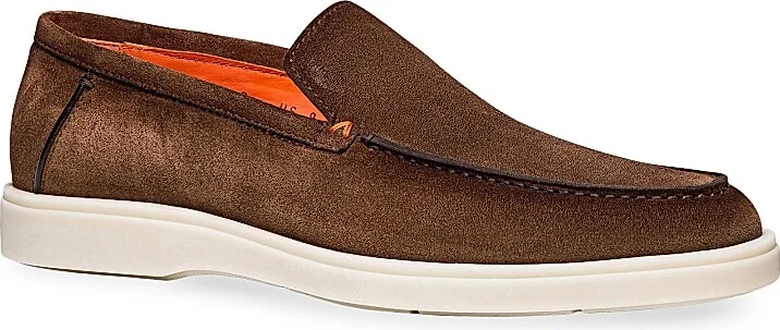 Men's Detroit Suede Loafers - Brown - Size 6 - Image 2
