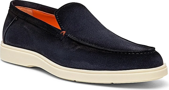 Men's Detroit Suede Loafers - Brown - Size 6 - Image 6