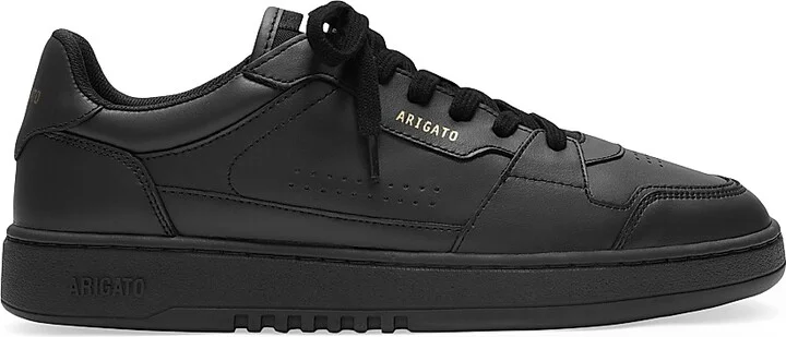 Men's Dice Lo Leather Sneakers - Black - Size 7