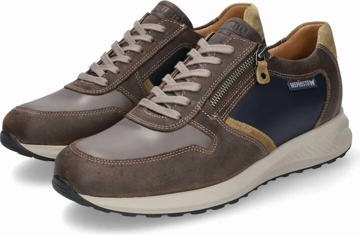 Men's Dino Sneaker In Walnut