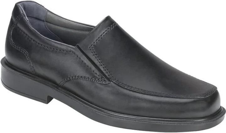 Men's Diplomat Slip On Loafer - Wide In Black