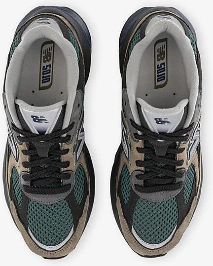 Mens Dockside 2010 Suede and Mesh Trainers 7.5 - Image 2