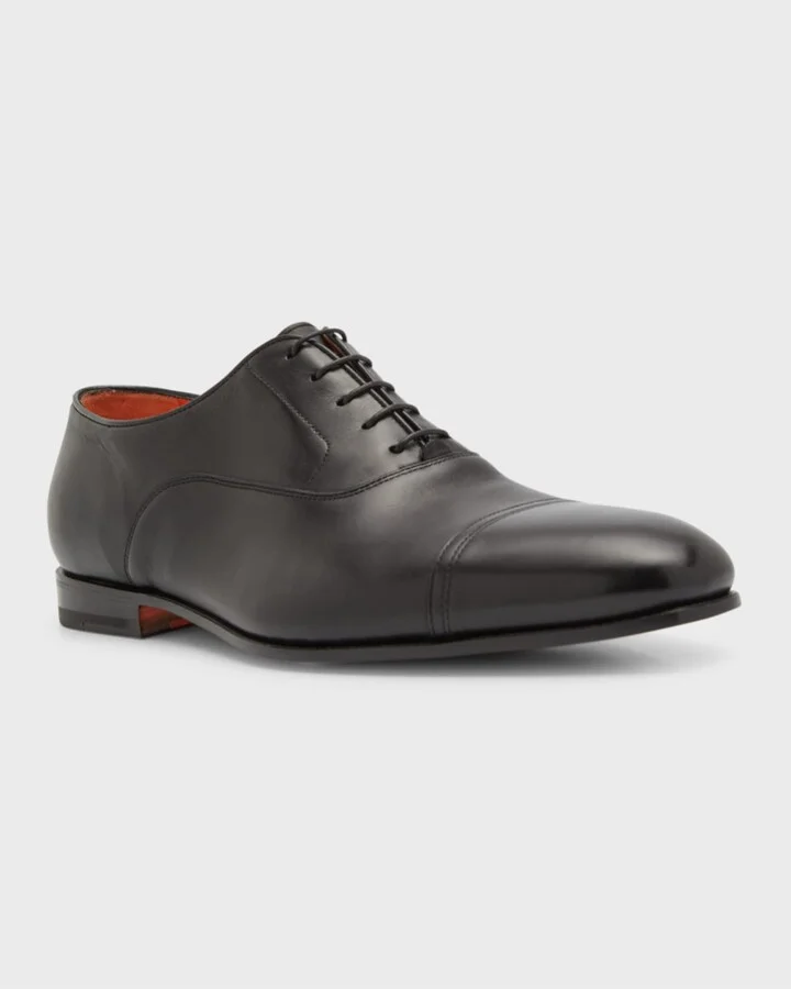 Men's Dole Cap Toe Leather Oxfords - Image 3