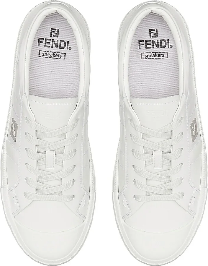 Men's Domino Low-Top Sneakers - White - Size 11 - Image 4