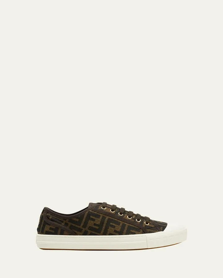 Men's Domino New Summery Canvas Monogram Low Top Sneakers