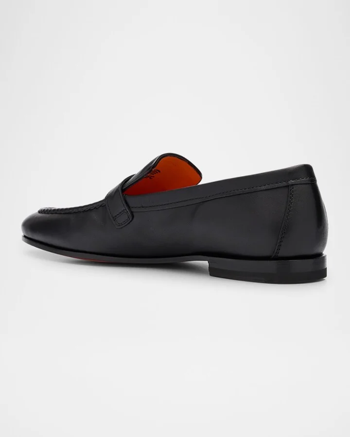Men's Donor Buckle Leather Loafers - Image 5
