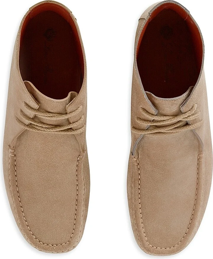 Men's Dots Mid Roadster Suede Moccasins - Light Woodsmoke - Size 8 - Image 4