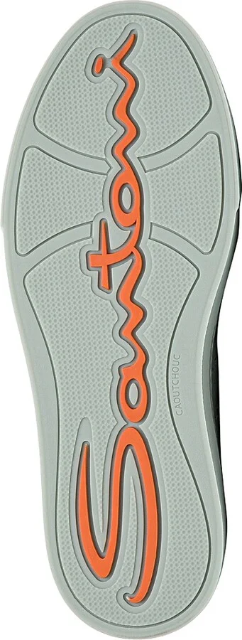 Men's Double Buckle Zoom Leather Low-Top Sneakers - Grey - Size 7 - Image 6