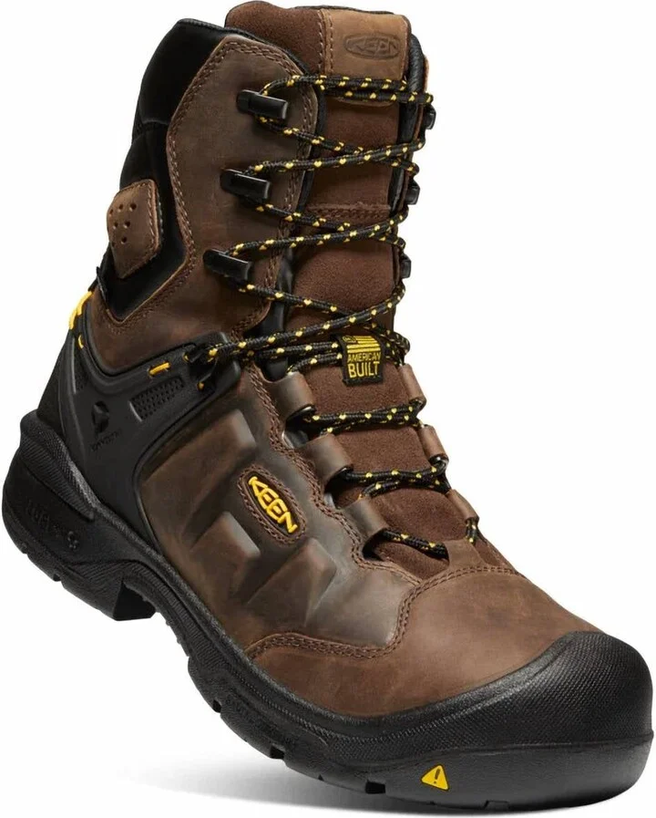 Men's Dover 8" Waterproof Boot In Dark Earth/black