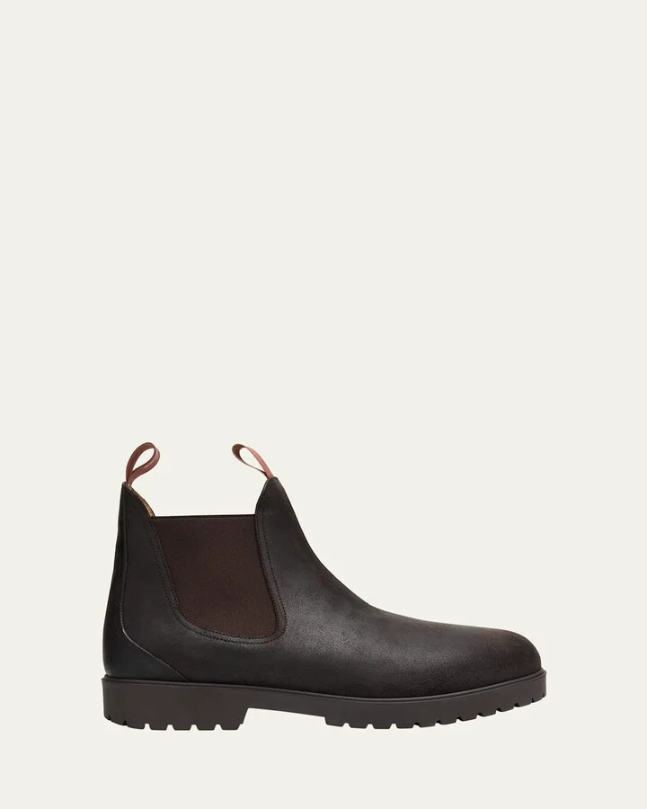 Men's Dover Walk Rugged Leather Chelsea Boots