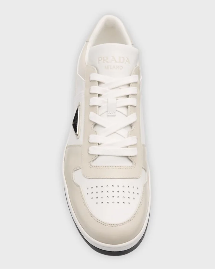 Men's Downtown Leather Low-Top Sneakers - Image 2