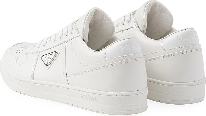 Men's Downtown Leather Sneakers - White - Size 12.5 - Image 4
