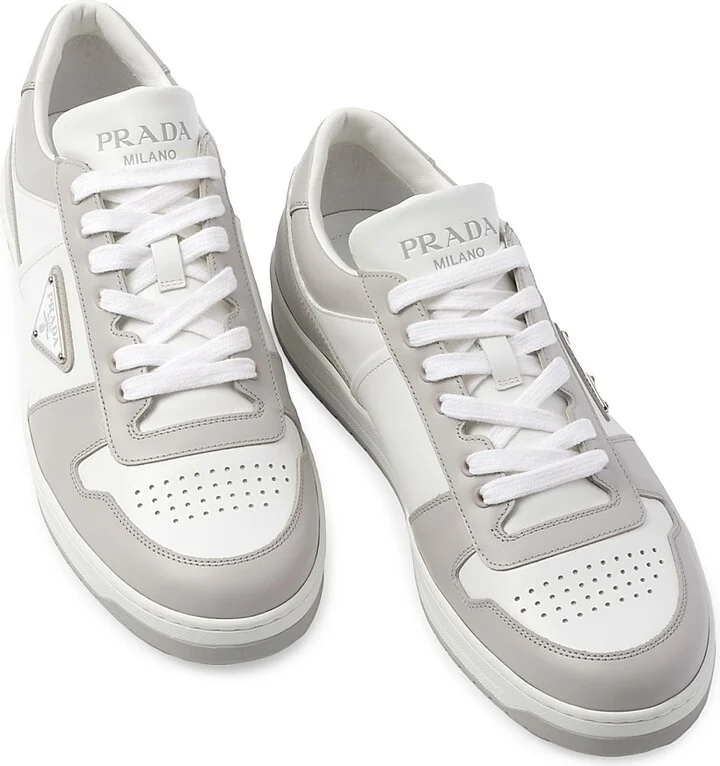 Men's Downtown Leather Sneakers - White - Size 12.5 - Image 7