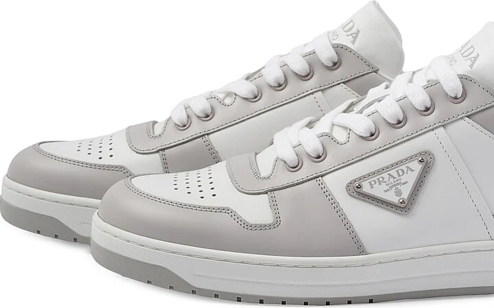 Men's Downtown Leather Sneakers - White - Size 12.5 - Image 9