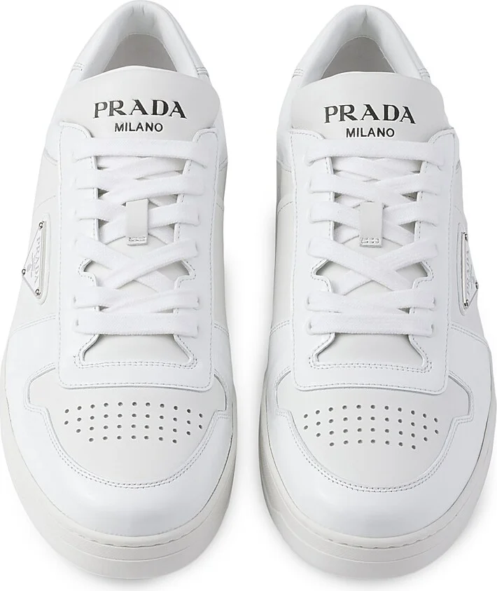 Men's Downtown Leather Sneakers - White - Size 7 - Image 2