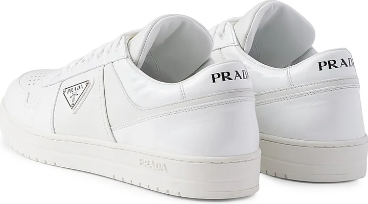 Men's Downtown Leather Sneakers - White - Size 7 - Image 3