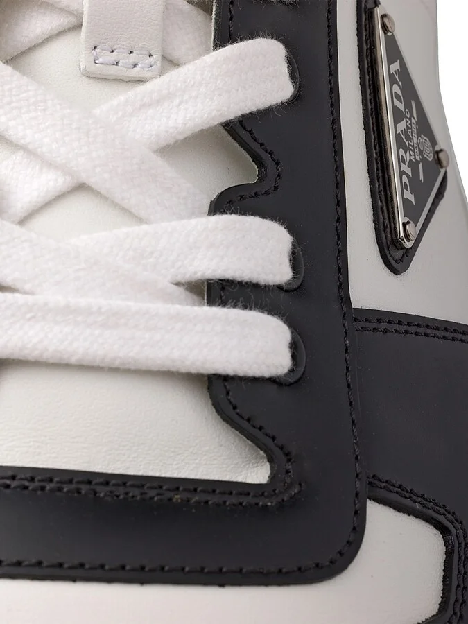 Men's Downtown Leather Sneakers - White - Size 9 - Image 5