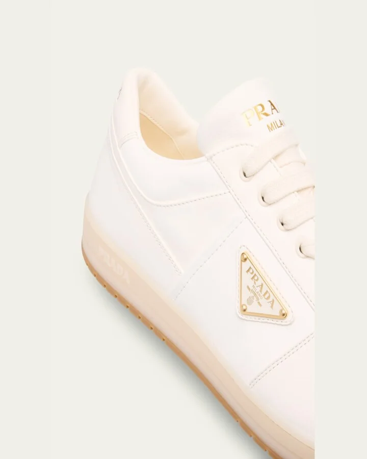 Men's Downtown Napa Leather Low-Top Sneakers - Image 8